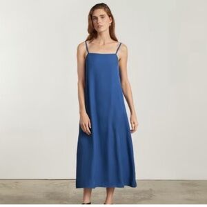 Everlane square neck Japanese go weave dress